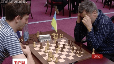 Чоловіча збірна України з шахів обіграла російську