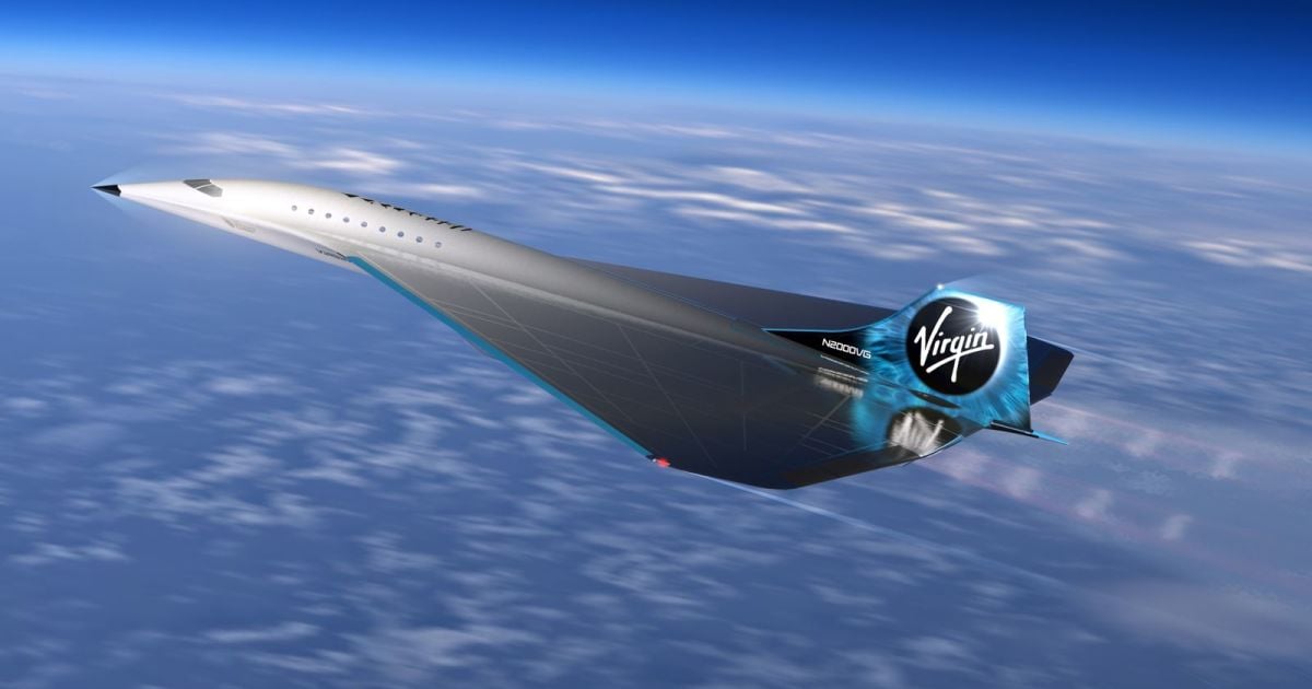 Virgin Galactic показала проект сверхзвукового пассажирского самолета