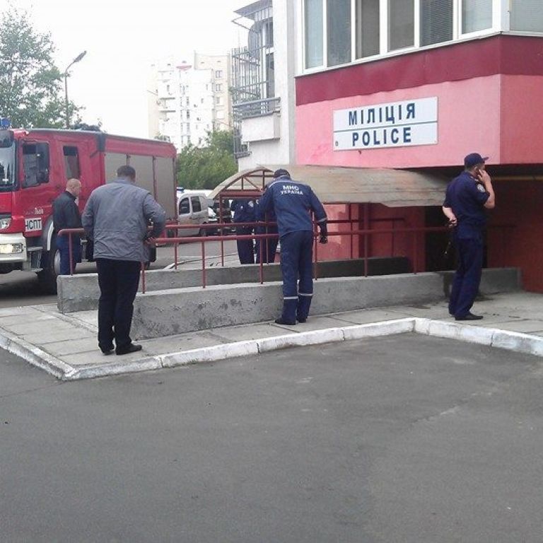 В МВД рассказали подробности взрыва у райотдела милиции Львова