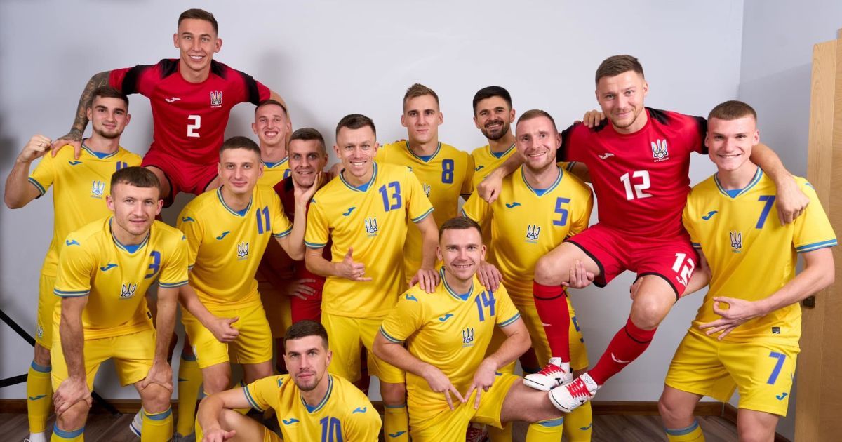 Сборная Украины по футзалу / Фото: facebook.com/UKRAINEFUTSAL