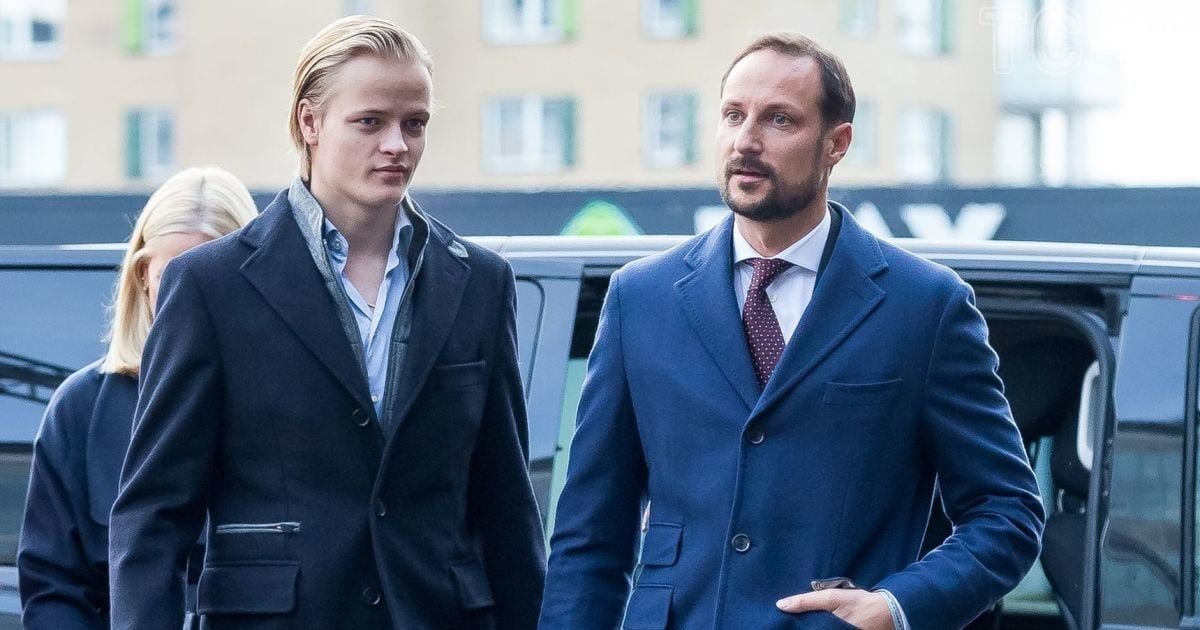 Мариус Борг Хейбю и кронпринц Хокон