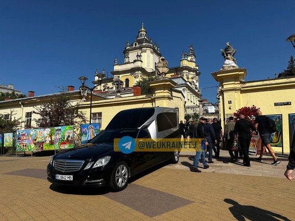 Прощання з Андрієм Парубієм 2 вересня у Львові / © Олександра Стасишин / "Ми - Україна"