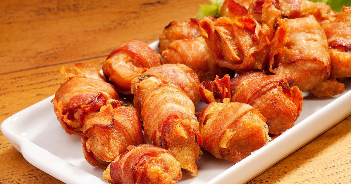 Куряче філе запечене в беконі