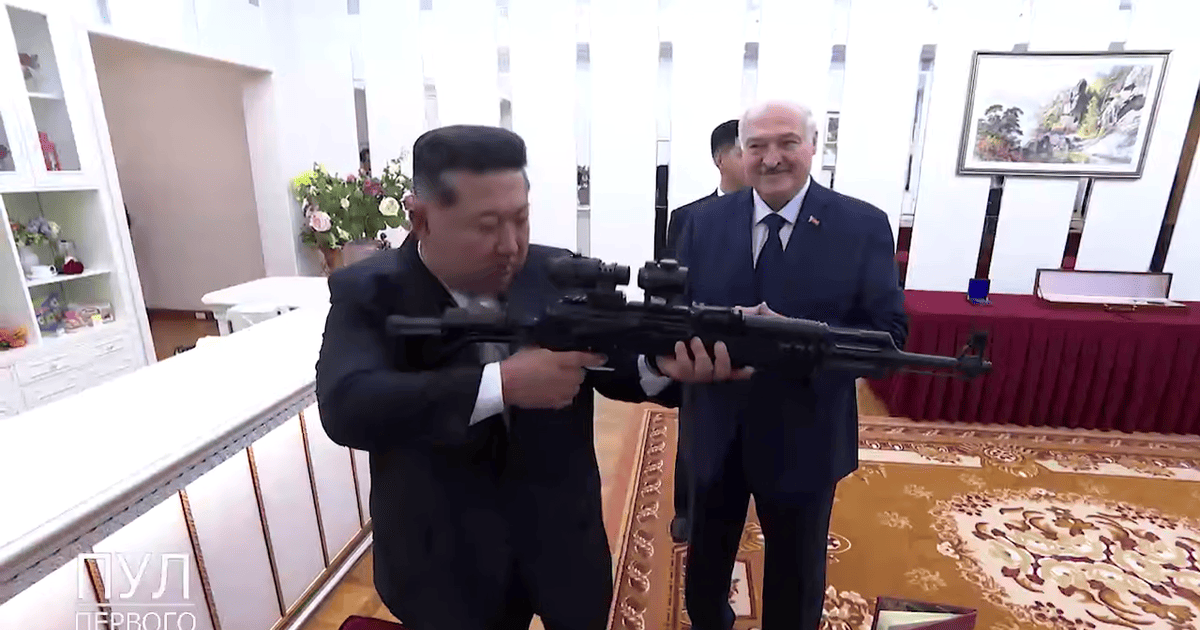 Кім Чен Ин та Лукашенко