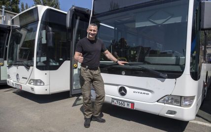 Німецькі партнери передали Києву автобуси MAN, Mercedes та SETRA - Віталій Кличко