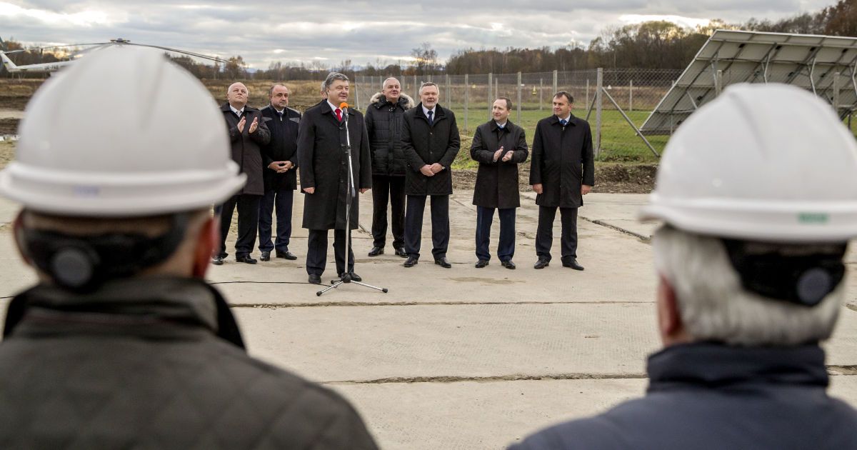Порошенко урочисто відкрив на Львівщині Колодницьке газове родовище