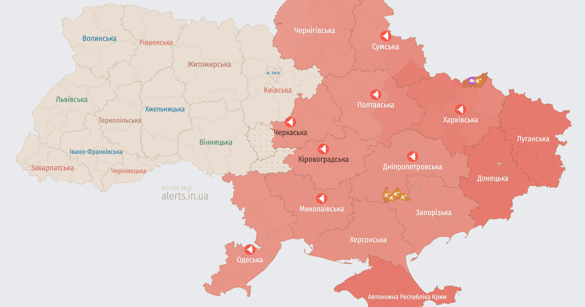 Мапа тривог