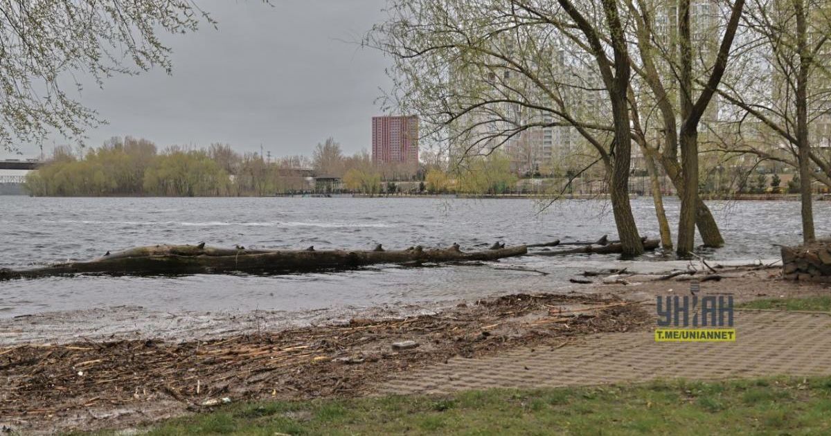 У Києві підтоплено міський парк "Наталка"