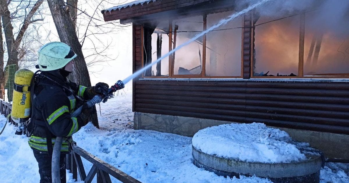 У парку Муромець горіла кав'ярня