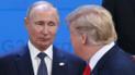 Российский диктатор Путин и президент США Дональд Трамп