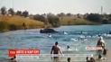 У Дніпропетровській області відпочивальники виштовхували з кар'єру авто