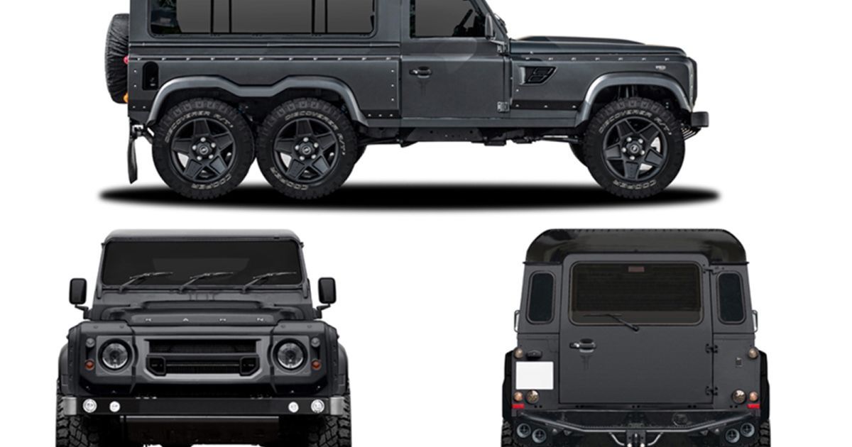 Kahn Design разработала трехосный Defender