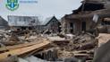 Последствия обстрела в городе Середина-Буда (Сумская область)