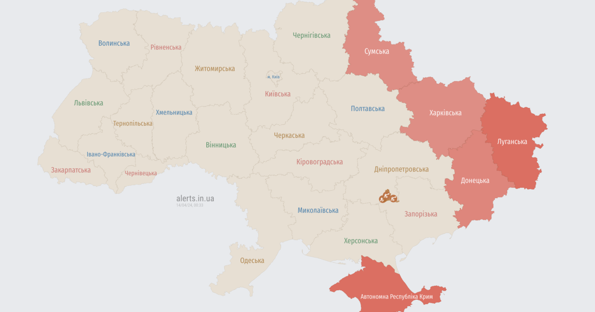Мапа тривог