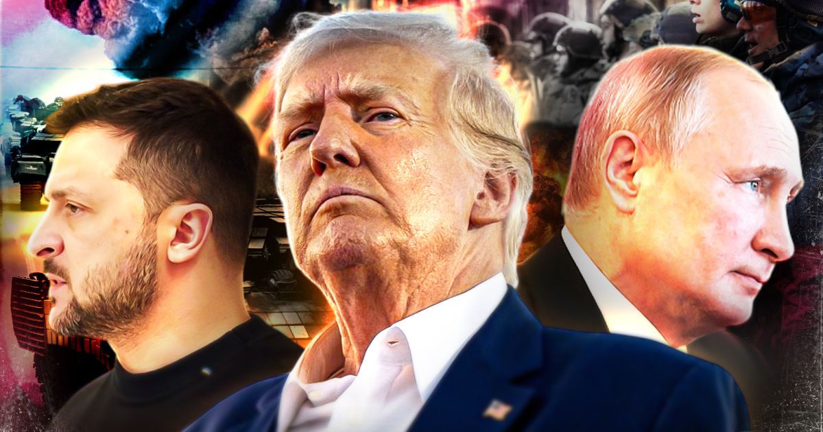 Зеленский, Трамп и Путин