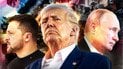 Володимир Зеленський, Дональд Трамп, Володимир Путін