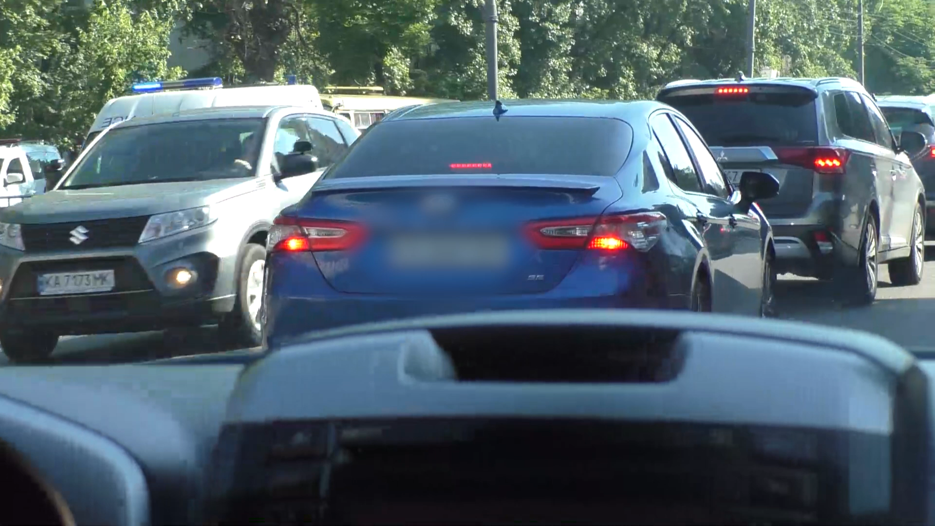 Автівка мати Сергія Кривуна / Скриншот із відео Корупції.НІТ / © 