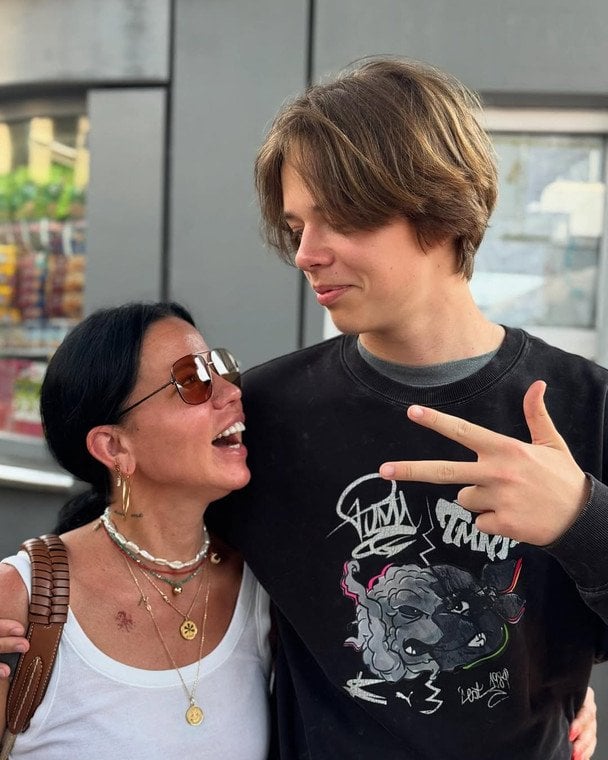 Ірина Горова з сином від Потапа / © instagram.com/gorovaya_irina