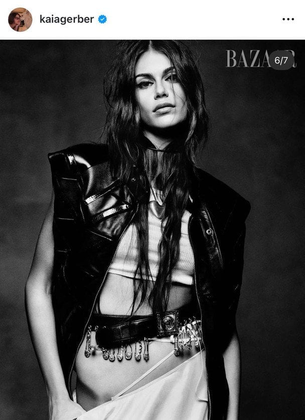 Кая Гербер у Harpers Bazaar