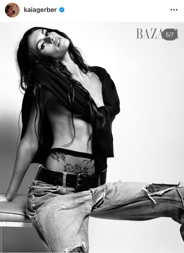 Кая Гербер у Harpers Bazaar