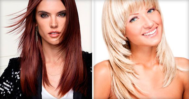 Стрижка лесенки на волосы средней длины // фото: familydoctor.cx.ua