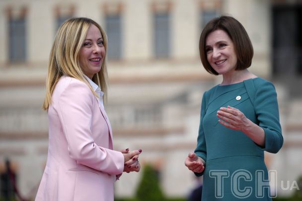 Майя Санду и премьер-министр Италии Джорджи Мелони на саммите в Бульбоаке / © Associated Press