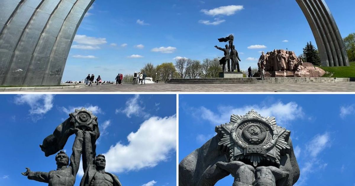 У Києві перейменують Арку дружби народів та демонтують скульптуру двох робітників