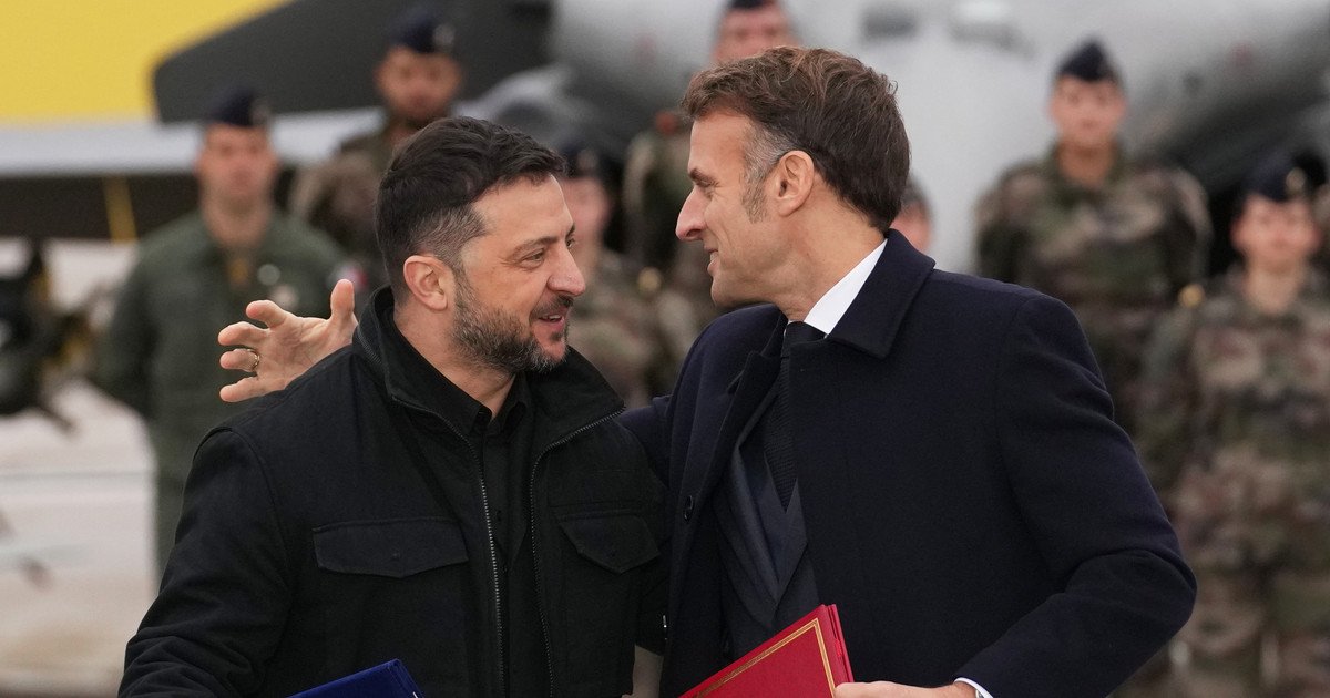 Zelensky and Macron