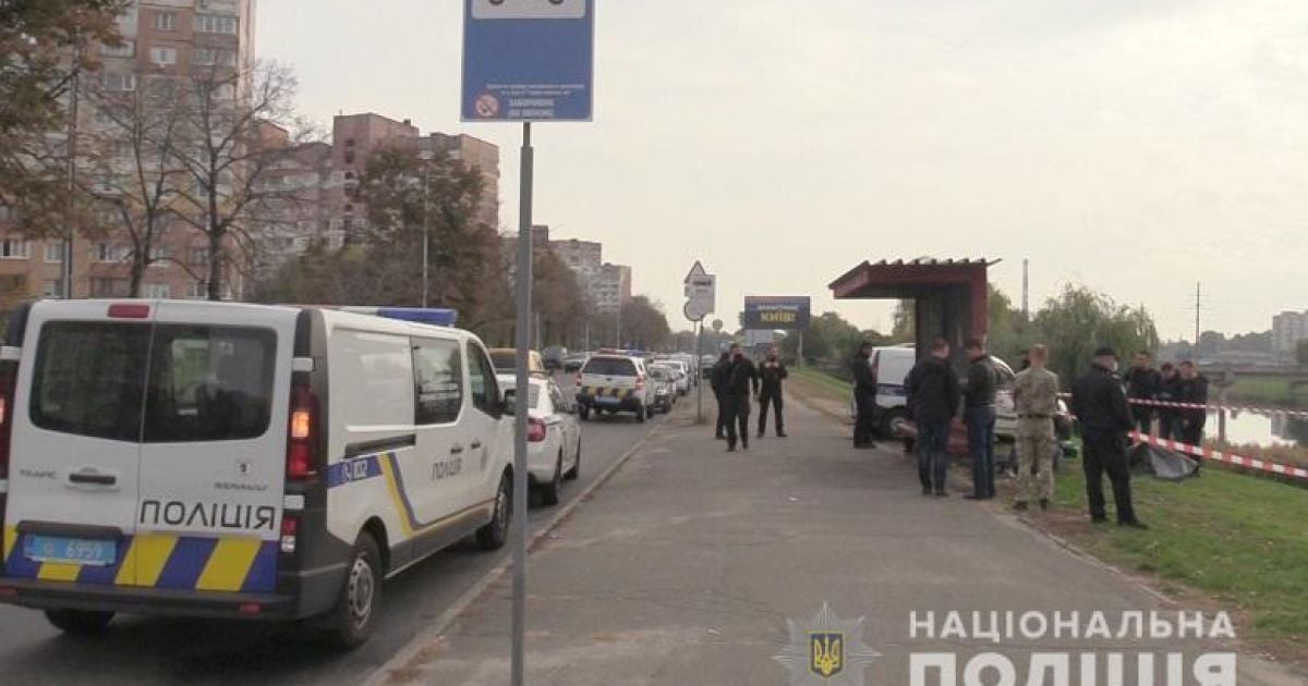вбив жінку на зупинці_2 / © Национальная полиция Киева