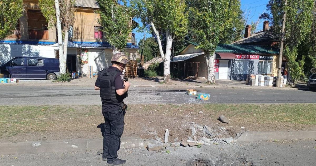 На місці обстрілу