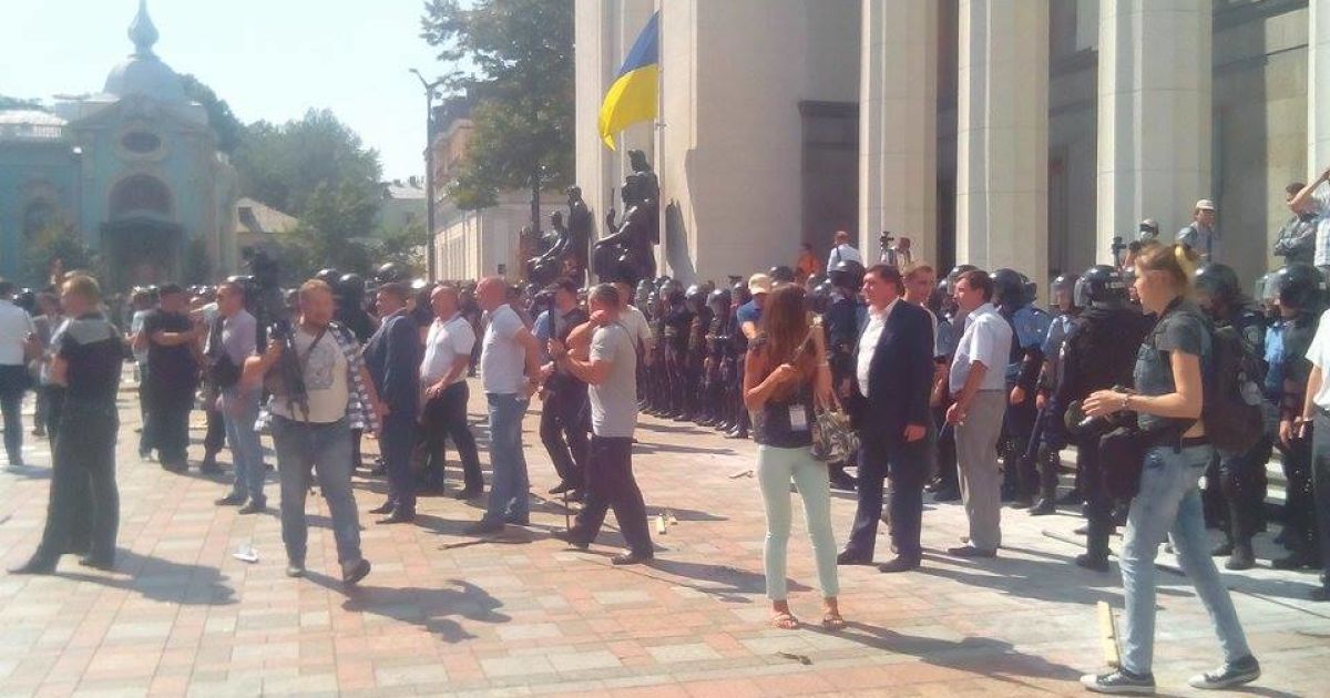 Сутички під Радою з боку міліції_3 / © Фото Натальи Нагорной/ТСН