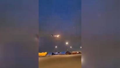 Во время взлета загорелся Boeing-777, на борту которого было почти 400 пассажиров