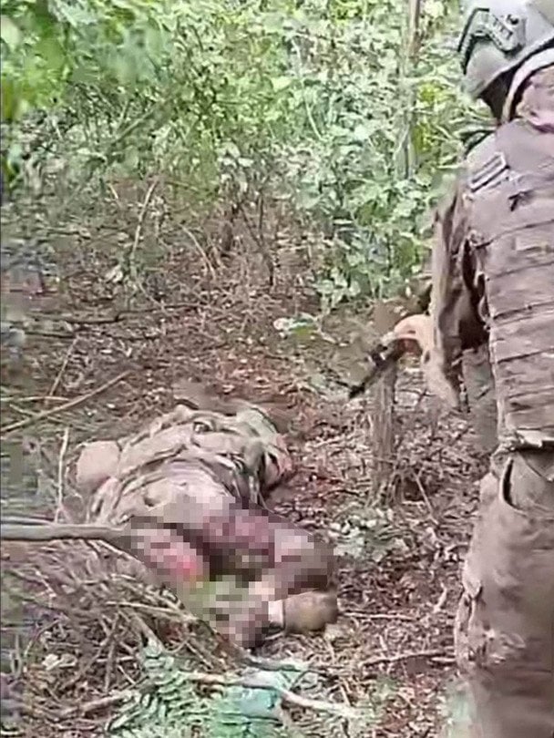 Фото з місця розстрілу полоненого українського військового / © Донецька обласна прокуратура