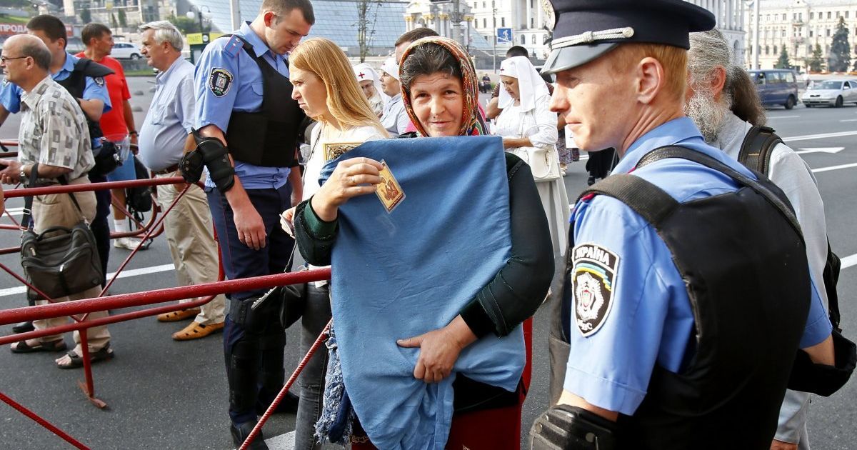 Хресна хода у центрі Києва _3 / © УНІАН