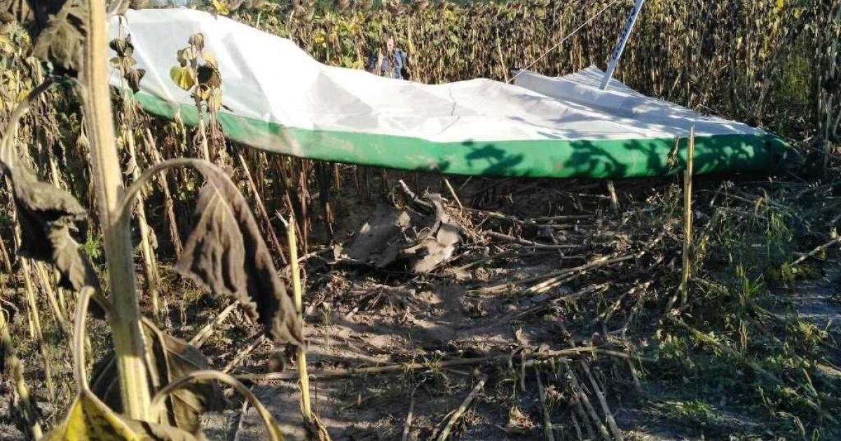 У Житомирській області розбився дельтаплан