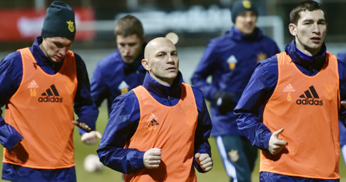 Тренировка сборной перед матчами со словенцами / © ФФУ