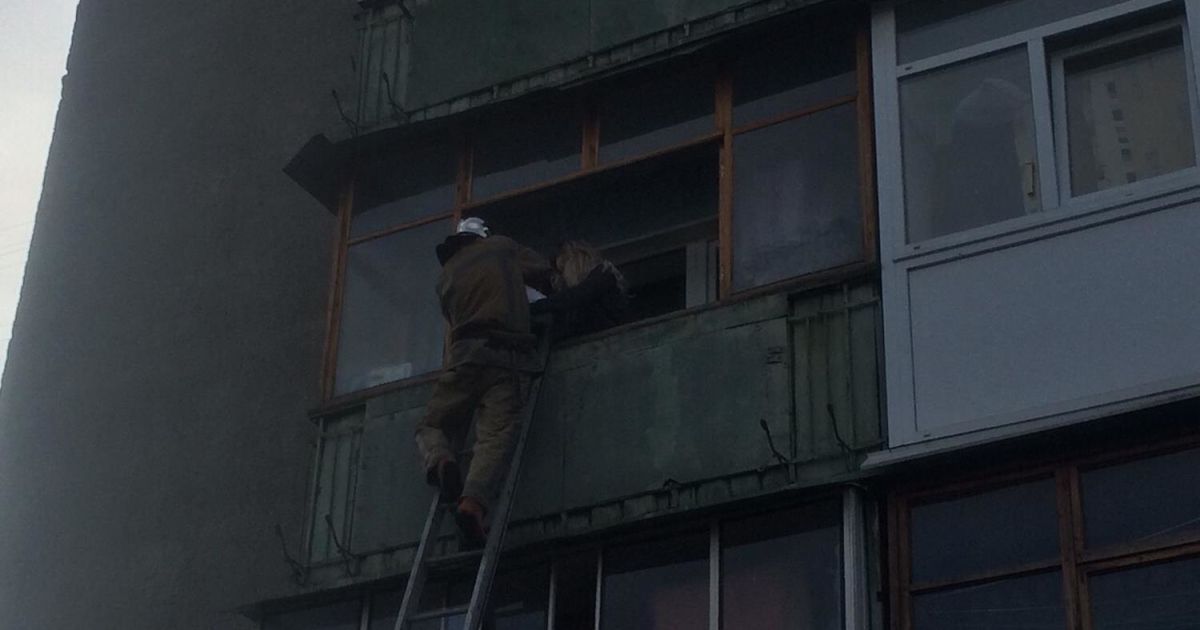 У Харкові з пожежі врятували немовля_1 / © Управление ГСЧС в Харьковской области