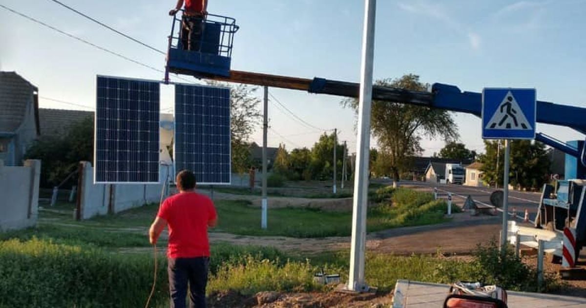 Ліхтарі на сонячних батареях_1 / © Служба автомобильных дорог в Одесской области