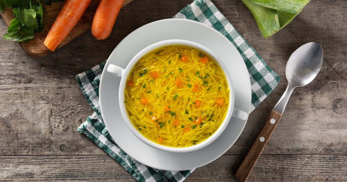 Як правильно варити суп із вермішеллю