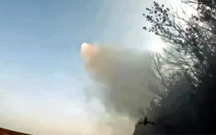 Десантники сняли на видео, как с ПЗРК "Перун" сбили два беспилотника оккупантов