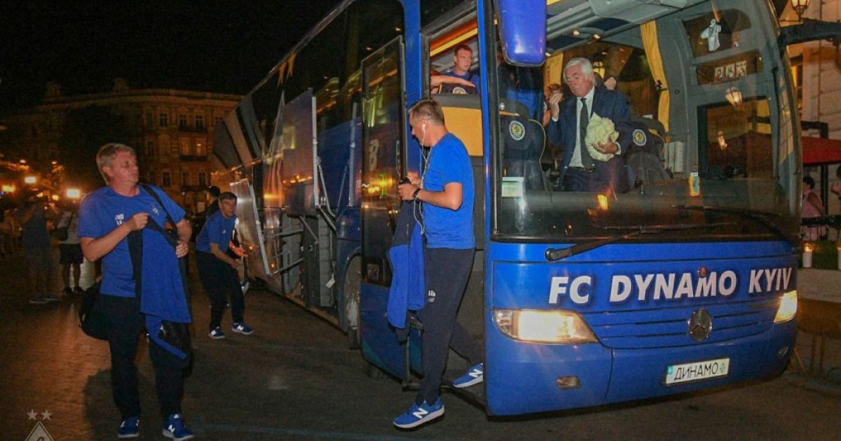 "Динамо" прибыло в Одессу на матч за Суперкубок Украины