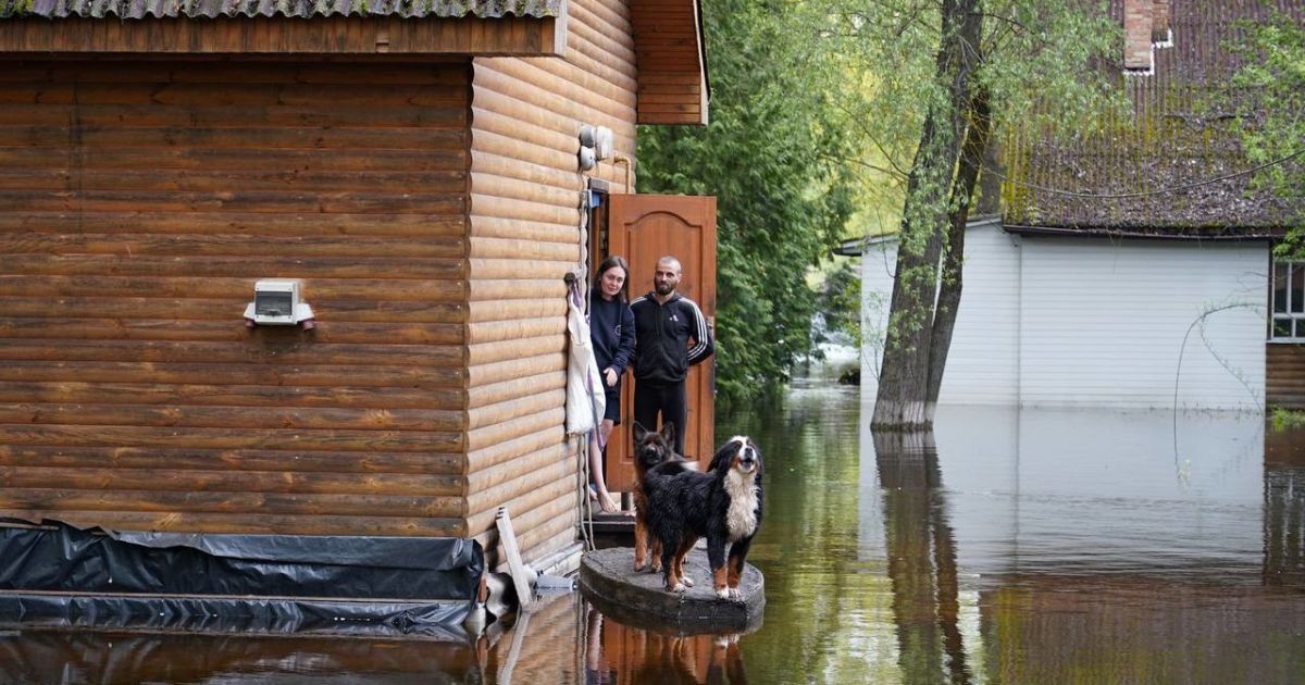 Підтоплення у Черкаській області Фото: ДСНС України