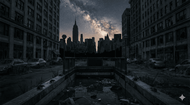 Нью-Йорк порине у темряву в перші ж тижні після зникнення людей