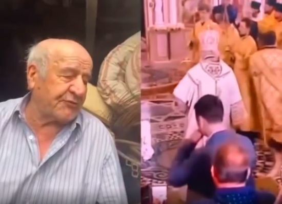 "Дід Толя розбушувався": реакція українських зірок на те, як Кирило у храмі гепнувся