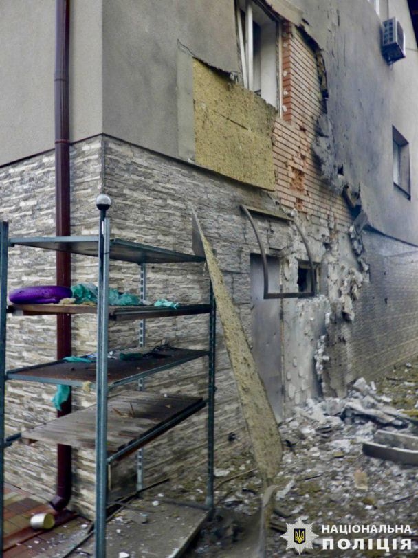Поліція Київщини зафіксувала наслідки ракетного ворожого обстрілу / Фото: поліція Київської області