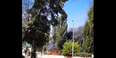 Возле аэропорта "Киев" вспыхнул пожар