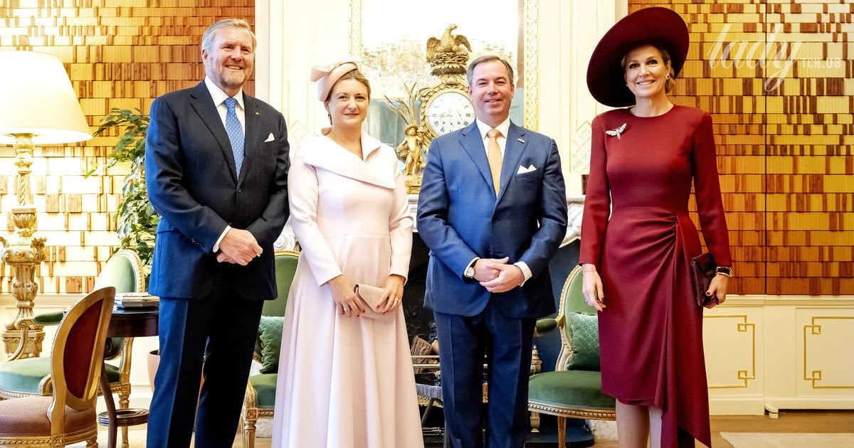 Король Виллем-Александр, великая герцогиня Стефания, великий герцог Гийом и королева Максима
