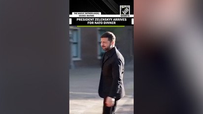 Зеленський прибув на саміт НАТО в костюмі