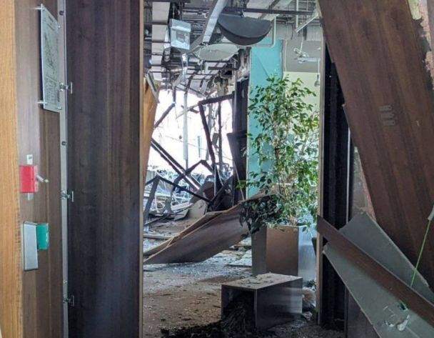 Удар беспилотников по Москве: появились фото последствий изнутри здания / © Telegram / ВЧК-ОГПУ