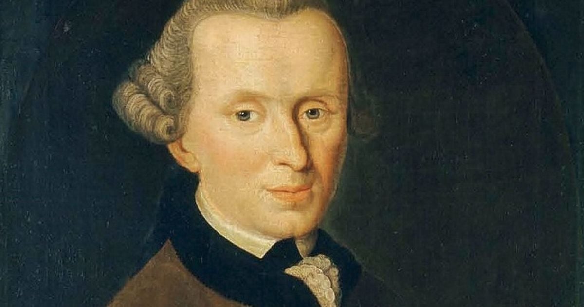 Портрет філософа Іммануїла Канта